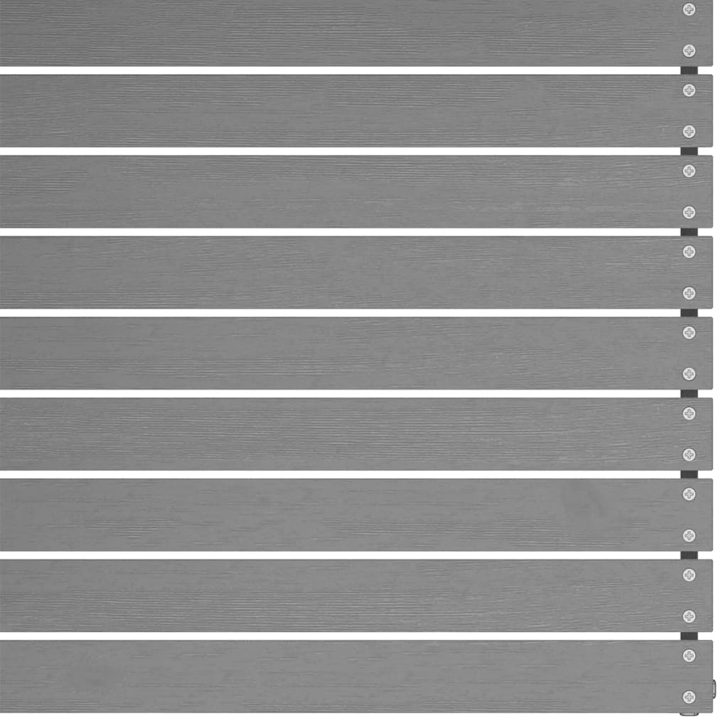 Hjørnemodul Til Havesofa Massivt Fyrretræ Grå