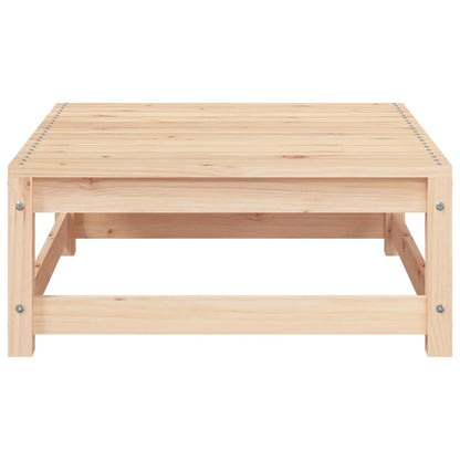 Haveskammel 70x70x30 Cm Massivt Fyrretræ