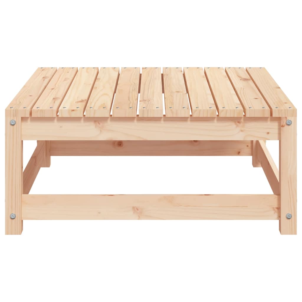 Haveskammel 70x70x30 Cm Massivt Fyrretræ