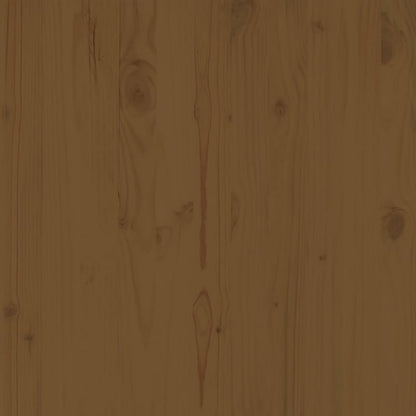 Loungesæt Til Haven 3 Dele Massivt Fyrretræ Honningbrun