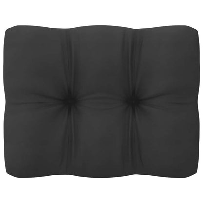 Hjørnemodul Til Havesofa Med Grå Hynder Massivt Fyrretræ