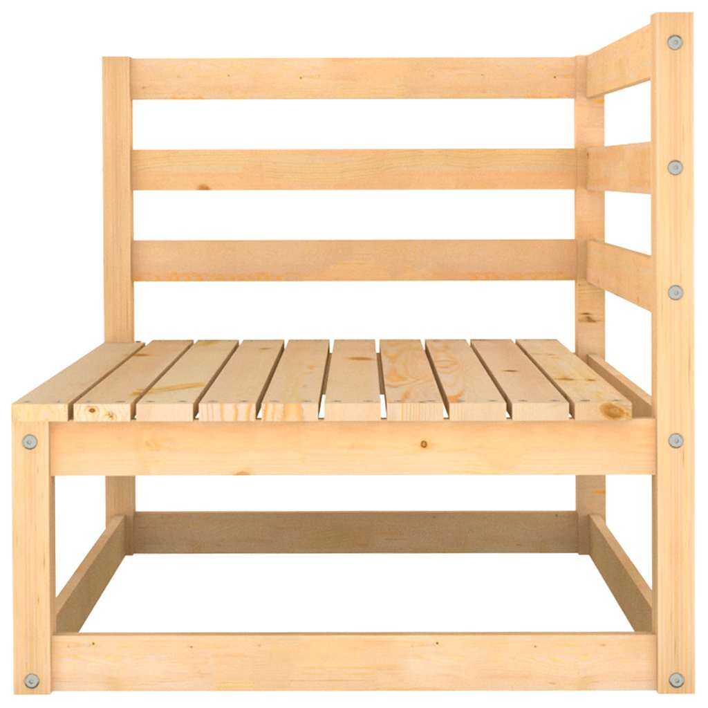 2-personers Havesofa M. Hynder Massivt Fyrretræ - Billede 2