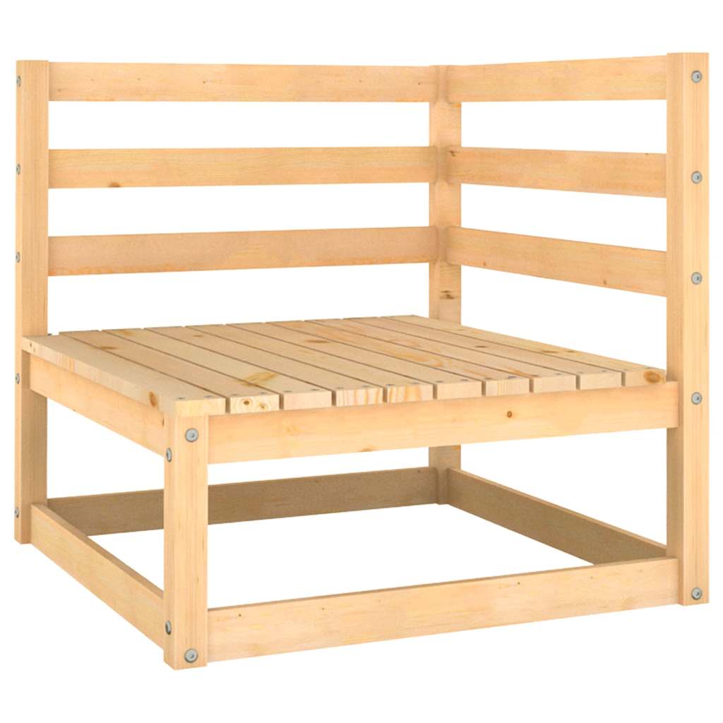 2-personers Havesofa M. Hynder Massivt Fyrretræ - Billede 5
