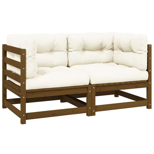 2-personers Havesofa M. Hynder Massivt Fyrretræ - Hovedbillede