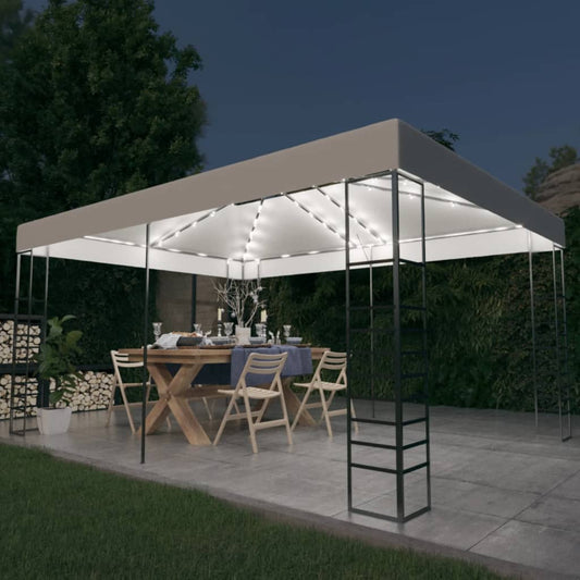 Pavillon Med Led-Lyskæder 4X3X2,7 M