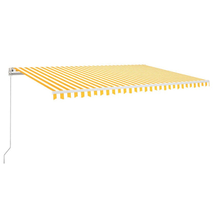 Markise Med LED + Vindsensor Automatisk