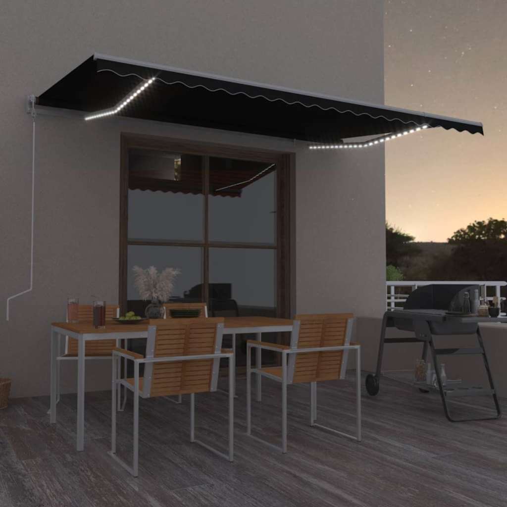 Markise M. LED + Vindsensor Automatisk - Variant 3069034