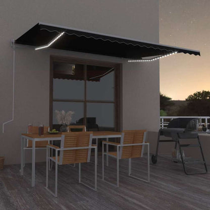 Markise Med LED + Vindsensor Automatisk