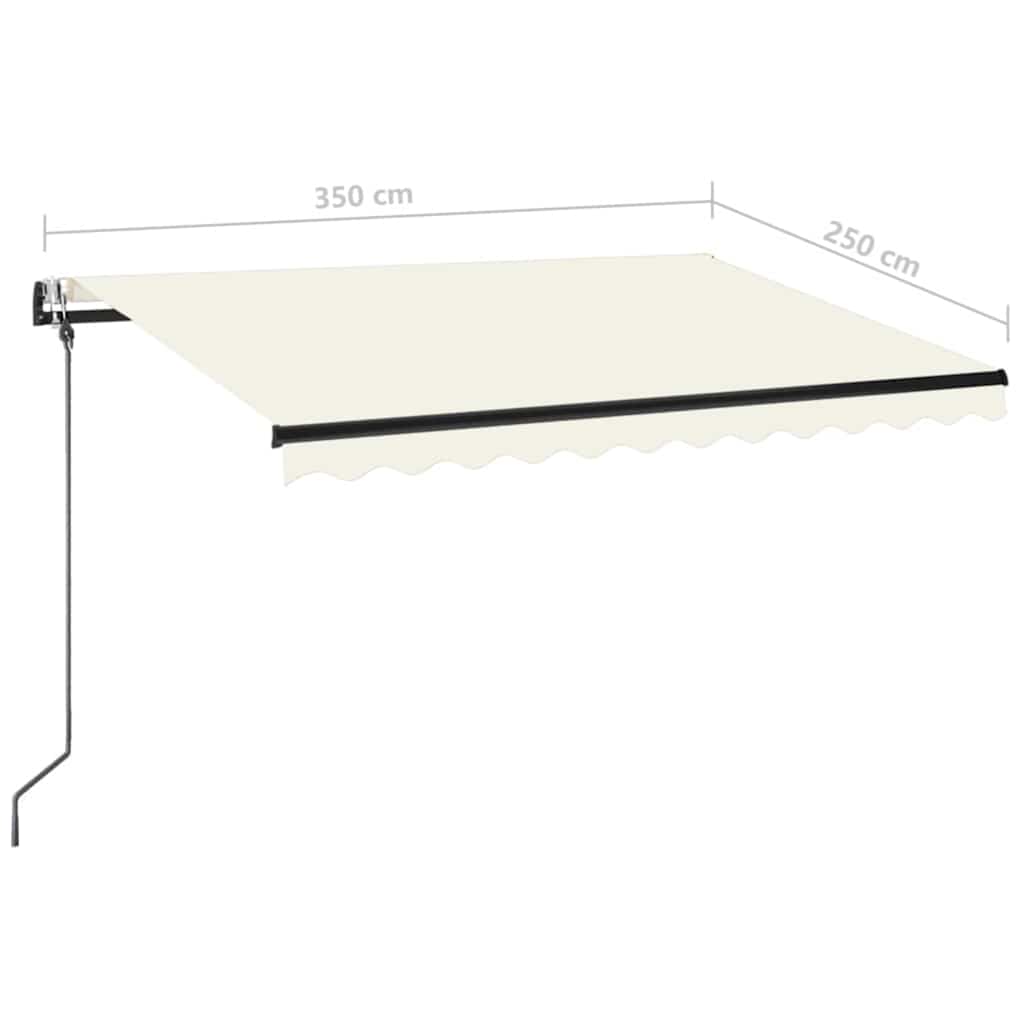 Elektrisk Markise Med LED Og Sensor - Billede 9