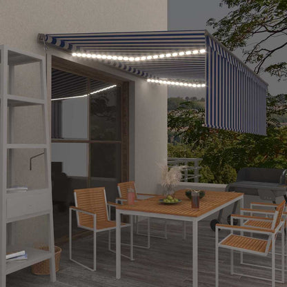 Elektrisk Markise Med LED Og Sensor - Hovedbillede
