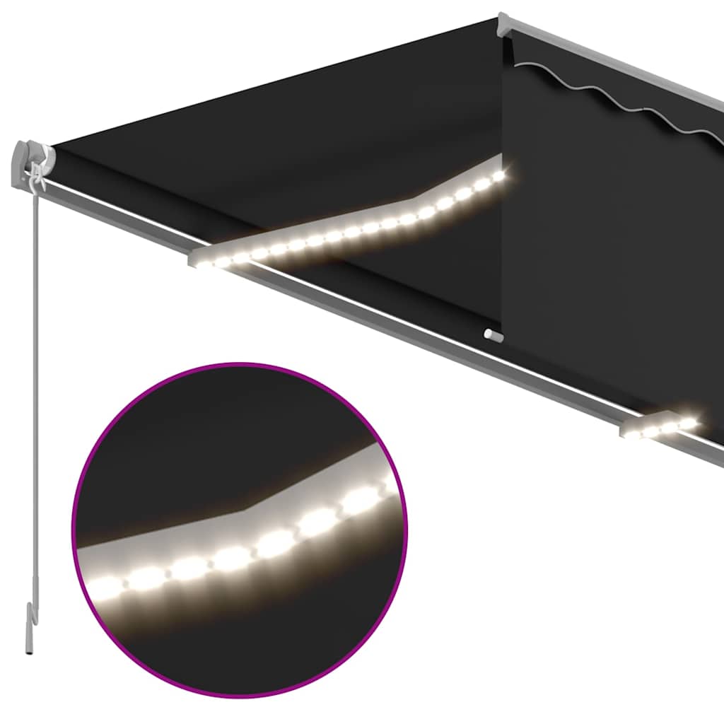Elektrisk Markise Med LED Og Sensor - Billede 4