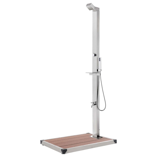 Havebruser Med Bund 225 Cm Rustfrit Stål