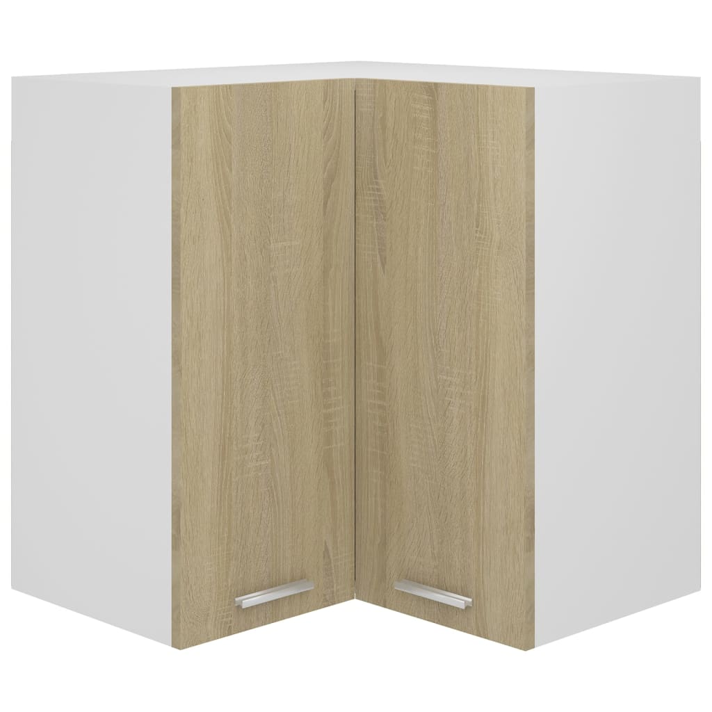 Hængende Hjørneskab Lyon 57x57x60 Cm Konstrueret Træ - Variant 806393