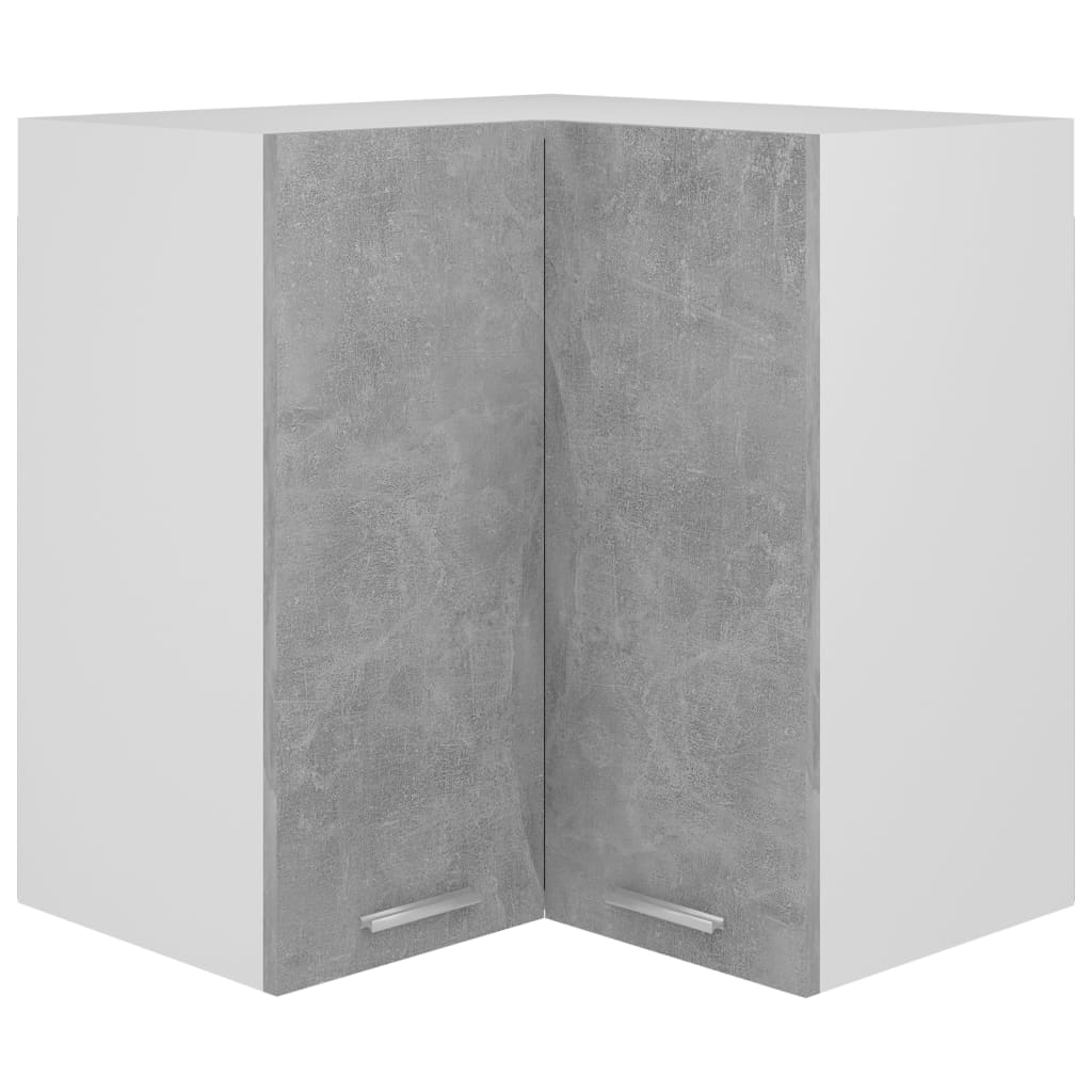 Hængende Hjørneskab Lyon 57x57x60 Cm Konstrueret Træ - Hovedbillede