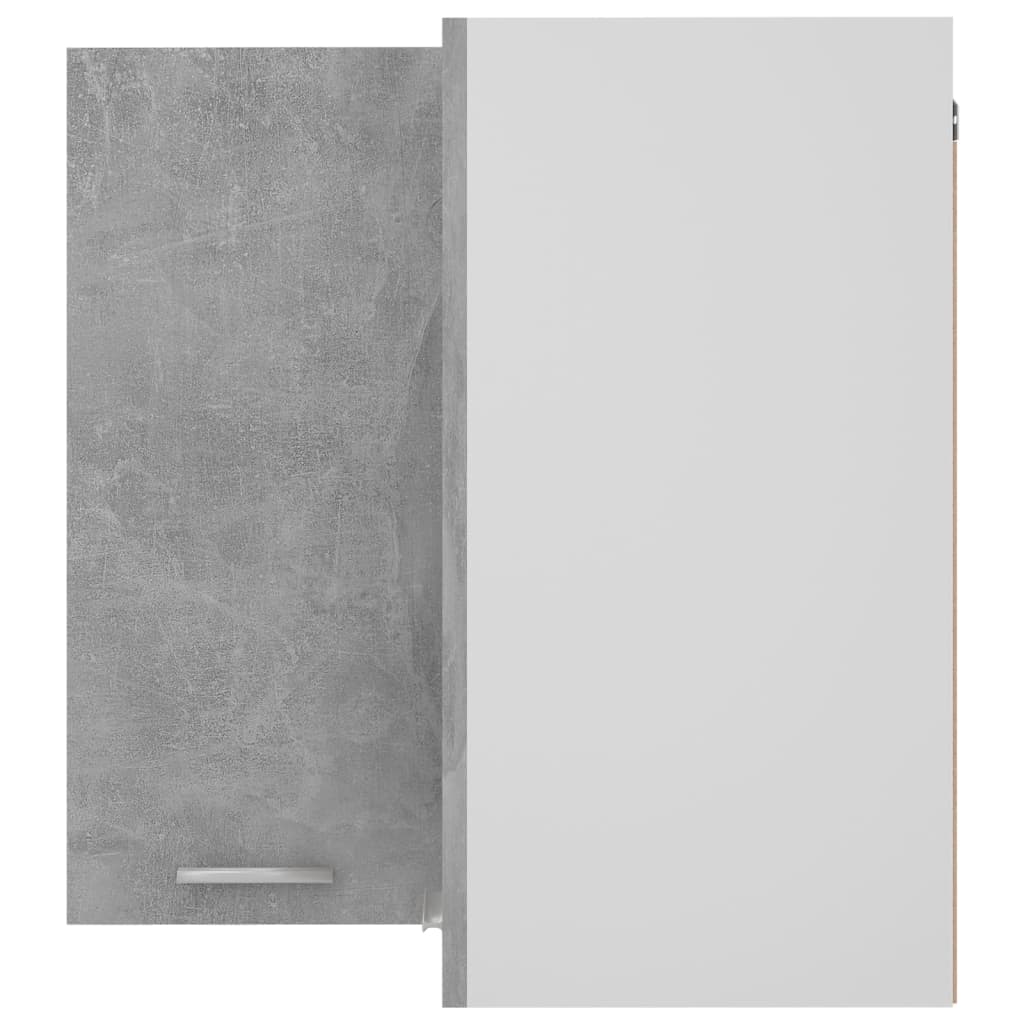 Hængende Hjørneskab Lyon 57x57x60 Cm Konstrueret Træ - Billede 7
