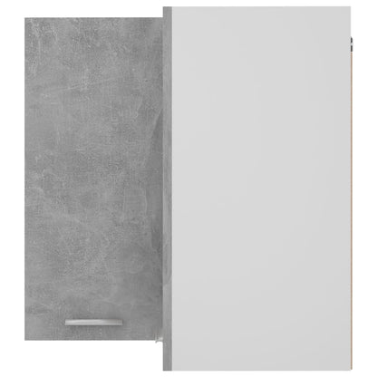 Hængende Hjørneskab Lyon 57x57x60 Cm Konstrueret Træ - Billede 7