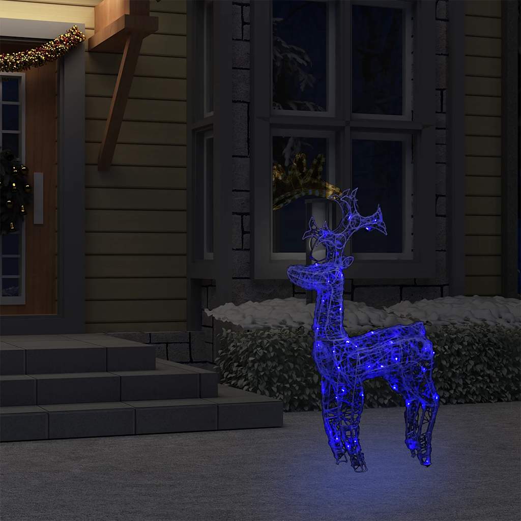 Juledekoration Rensdyr 90 LED-lys Akryl - Billede 3