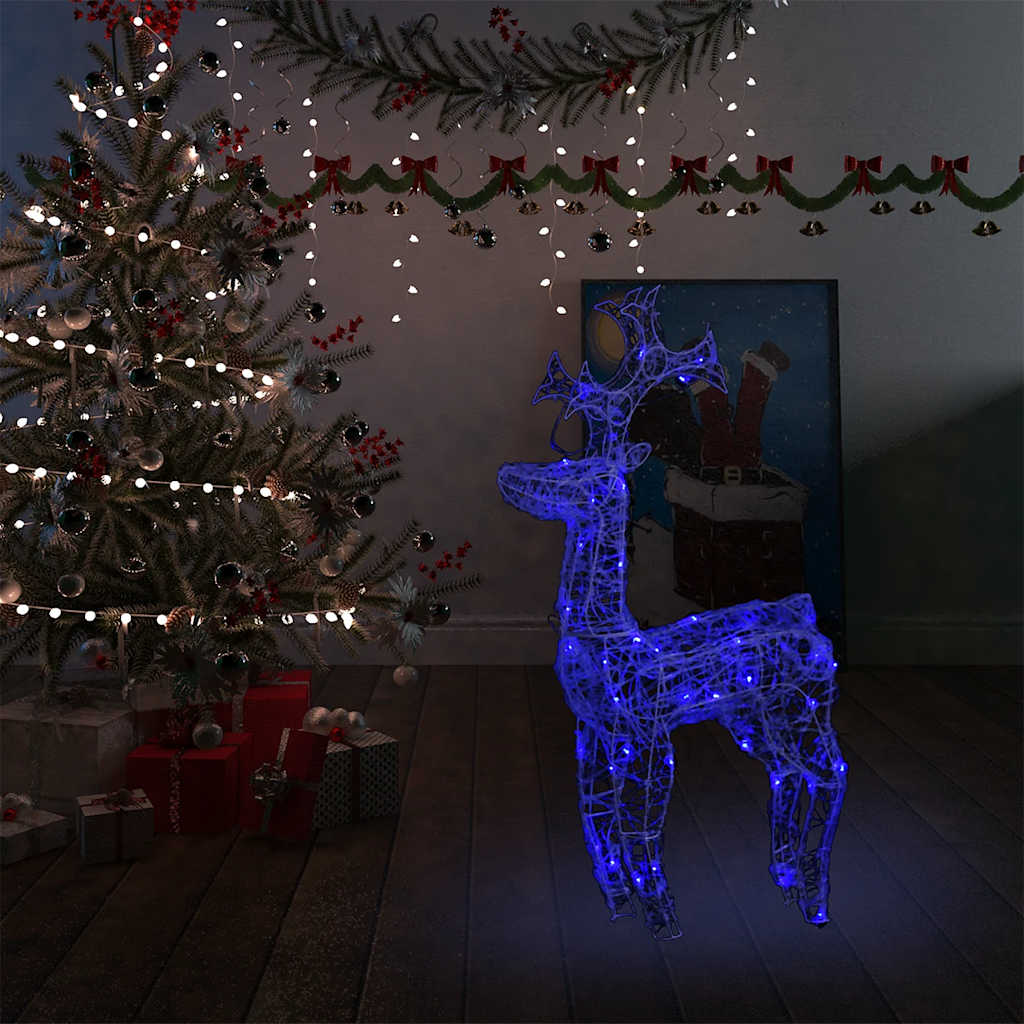 Juledekoration Rensdyr 90 LED-lys Akryl - Hovedbillede