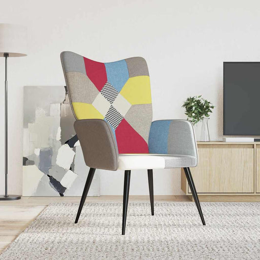 Lænestol Stof Patchwork