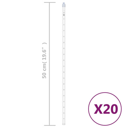 Meteorlys 20 Stk. 720 Led'er Indendørs/Udendørs Kold Hvid