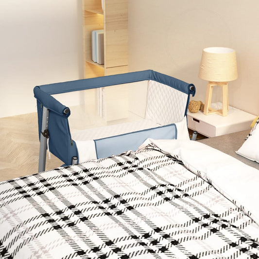 Babyseng Med Madras Linnedstof Marine