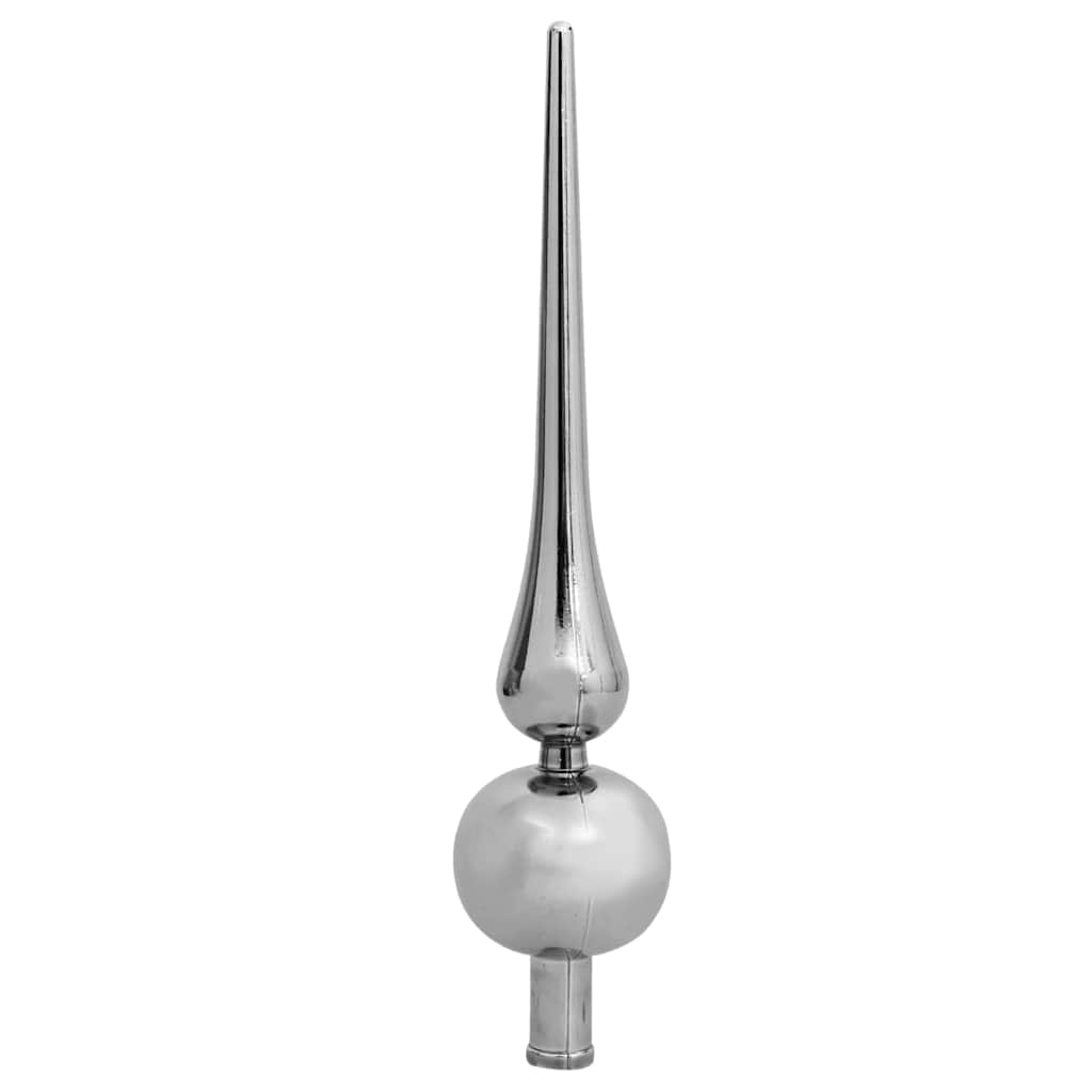 Kunstigt Juletræ Med Lys Og Kuglesæt 150 Cm PVC Sort - Billede 14