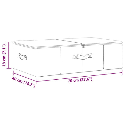 Opbevaringskasser 70x40x18 Cm Stof - Billede 10