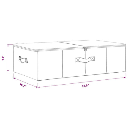 Opbevaringskasser 70x40x18 Cm Stof - Billede 11