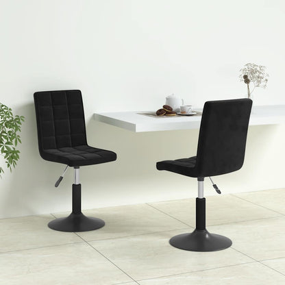 Drejelige Spisebordsstole Fløjl - Variant 335738
