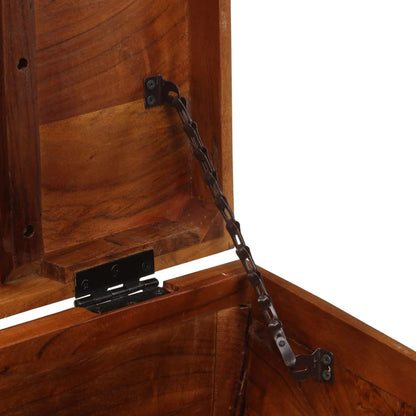 Opbevaringskiste 110x35x41 Cm Massivt Akacietræ - Billede 8