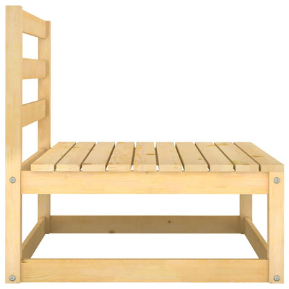 Loungesæt Til Haven 2 Dele Med Hynder Massivt Fyrretræ