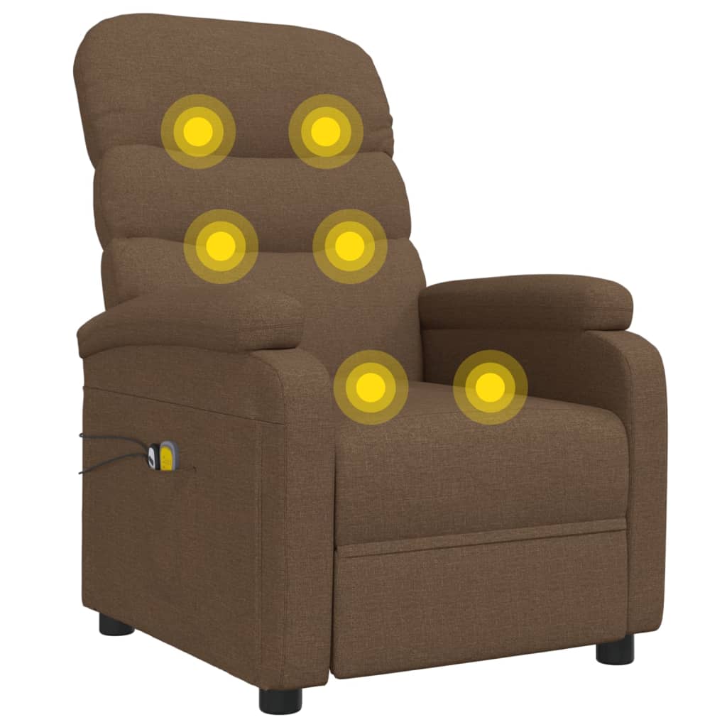 Eldrevet Massagestol Stof