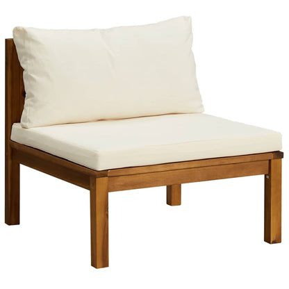 Sofasæt Med Bord 2 Dele Massivt Akacietræ