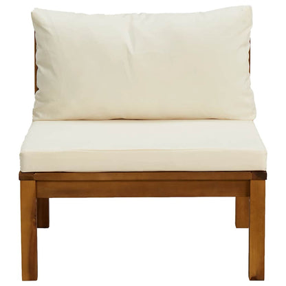 Sofasæt Med Bord 2 Dele Massivt Akacietræ