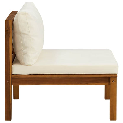Sofasæt Med Bord 2 Dele Massivt Akacietræ
