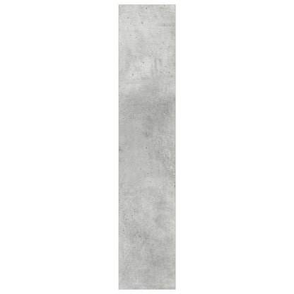 Væghængte Skoskabe 2 Stk. 60x18x90 Cm Spånplade Betongrå - Billede 7