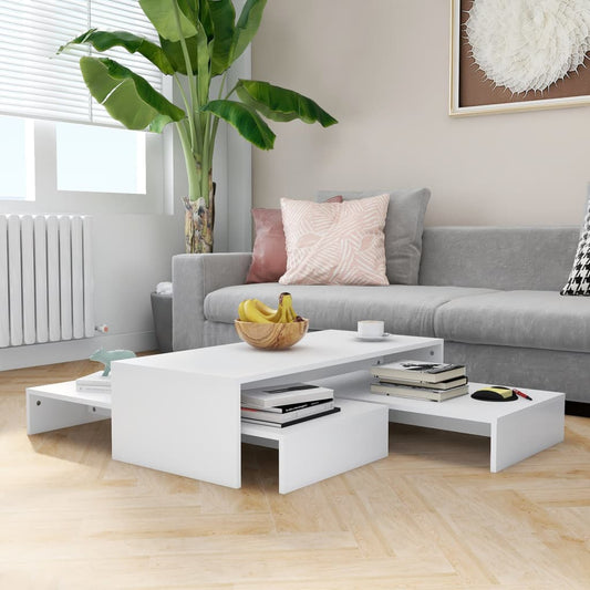Sofabordssæt 100X100X26,5 Cm Konstrueret Træ