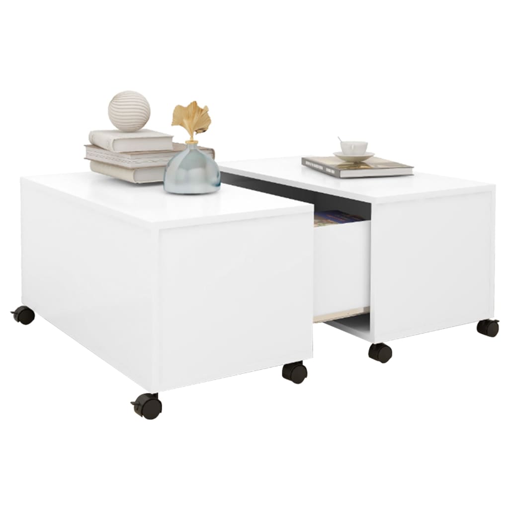 Sofabord 75X75X38 Cm Konstrueret Træ
