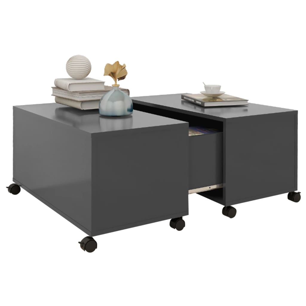 Sofabord 75X75X38 Cm Konstrueret Træ