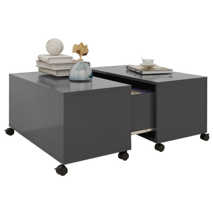 Sofabord 75X75X38 Cm Konstrueret Træ