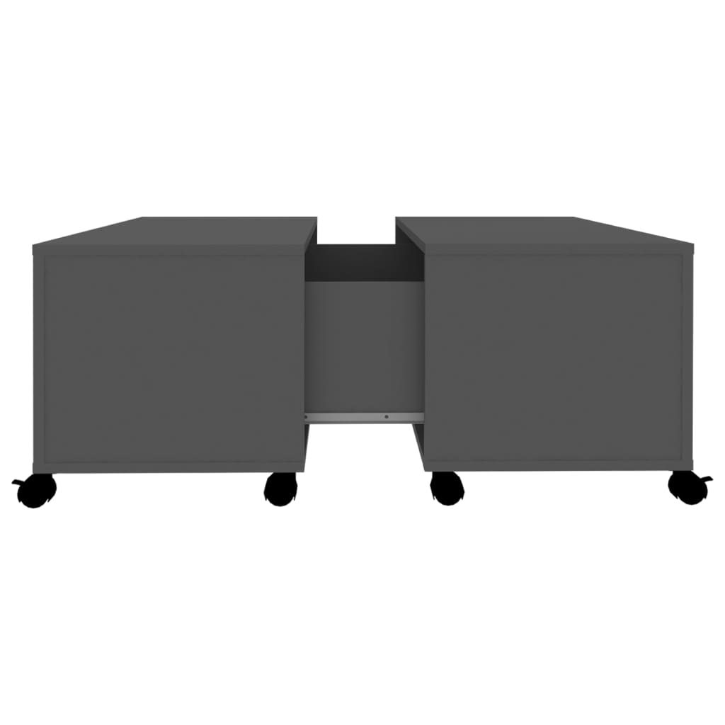 Sofabord 75X75X38 Cm Konstrueret Træ