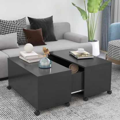 Sofabord 75X75X38 Cm Konstrueret Træ
