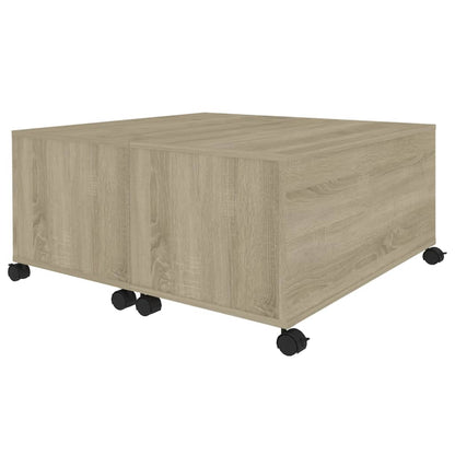 Sofabord 75X75X38 Cm Konstrueret Træ