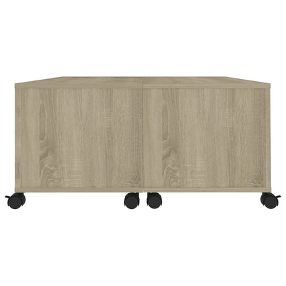Sofabord 75X75X38 Cm Konstrueret Træ