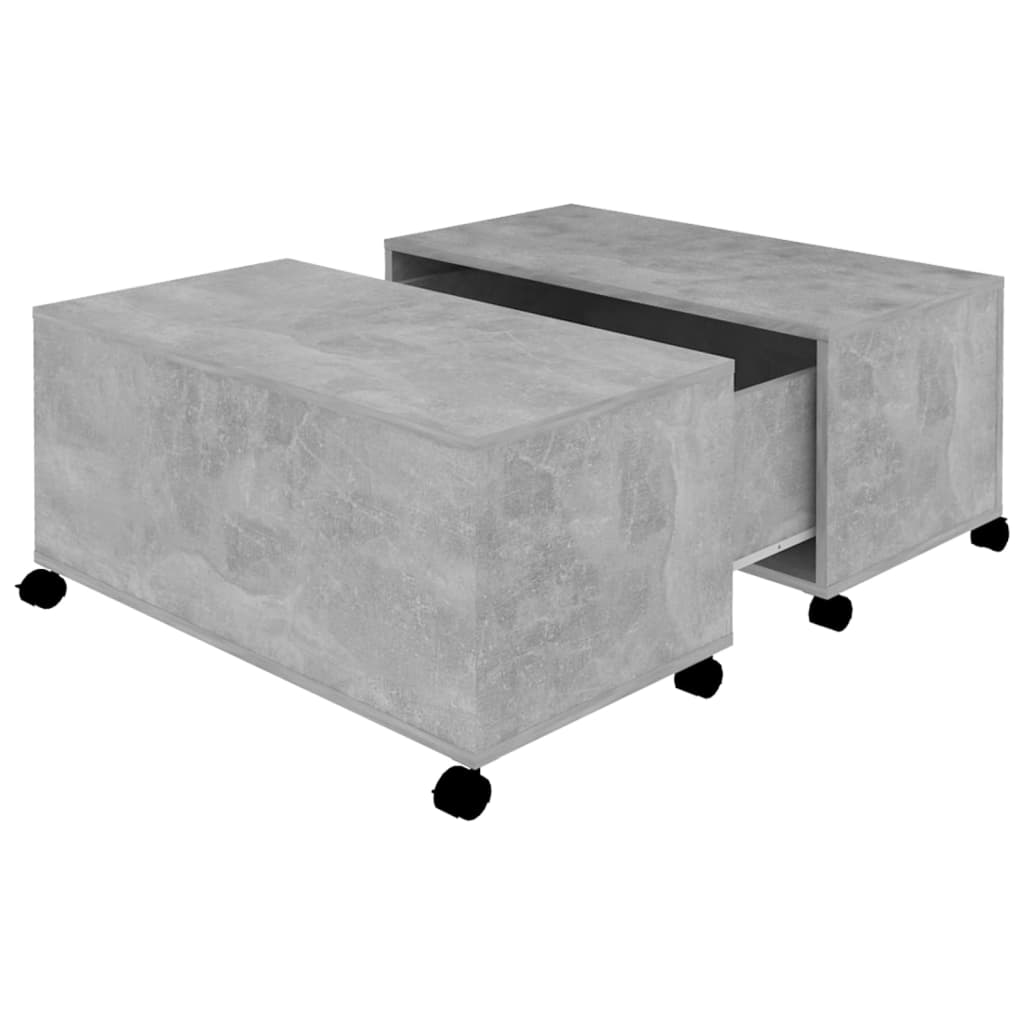 Sofabord 75X75X38 Cm Konstrueret Træ