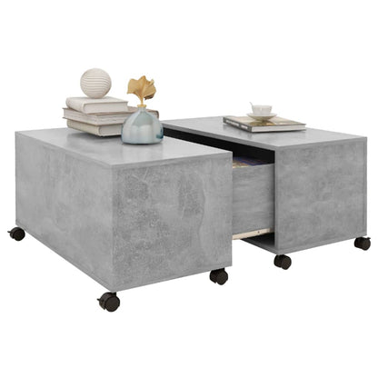 Sofabord 75X75X38 Cm Konstrueret Træ