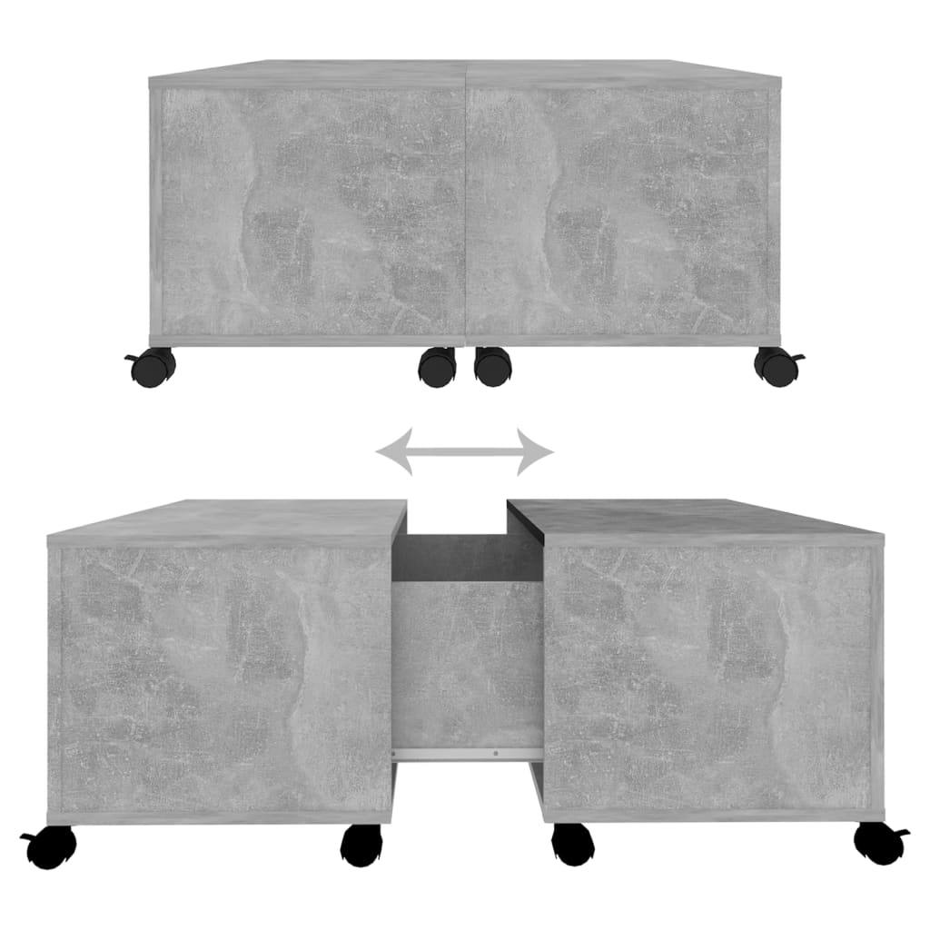 Sofabord 75X75X38 Cm Konstrueret Træ