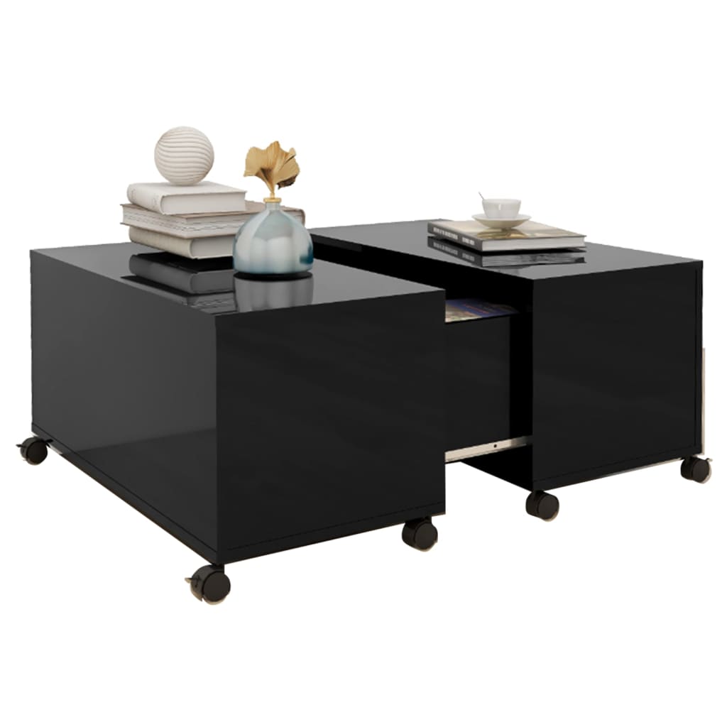 Sofabord 75X75X38 Cm Konstrueret Træ