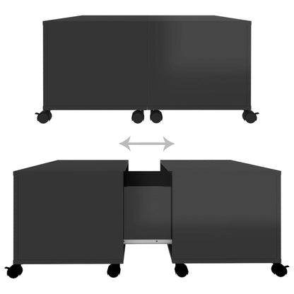 Sofabord 75X75X38 Cm Konstrueret Træ