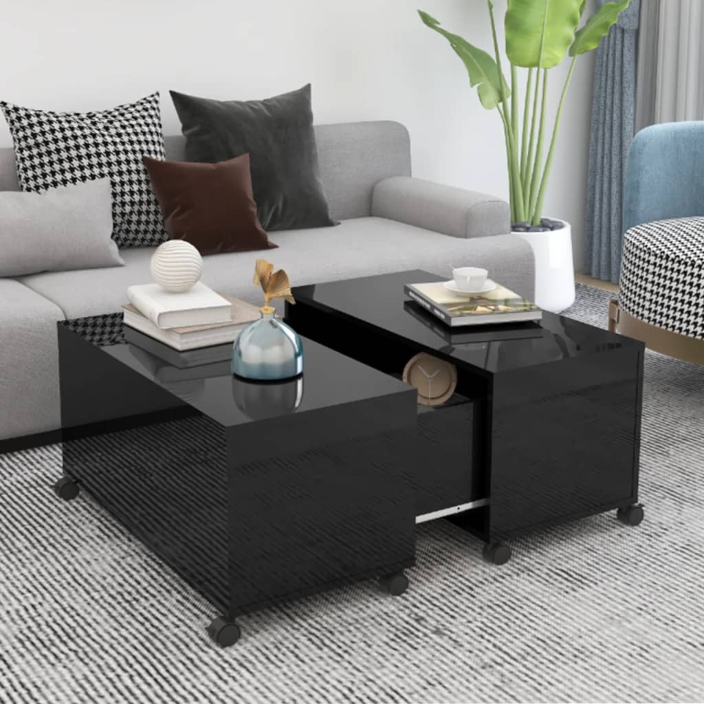 Sofabord 75X75X38 Cm Konstrueret Træ